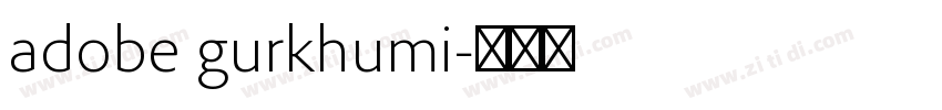 adobe gurkhumi字体转换